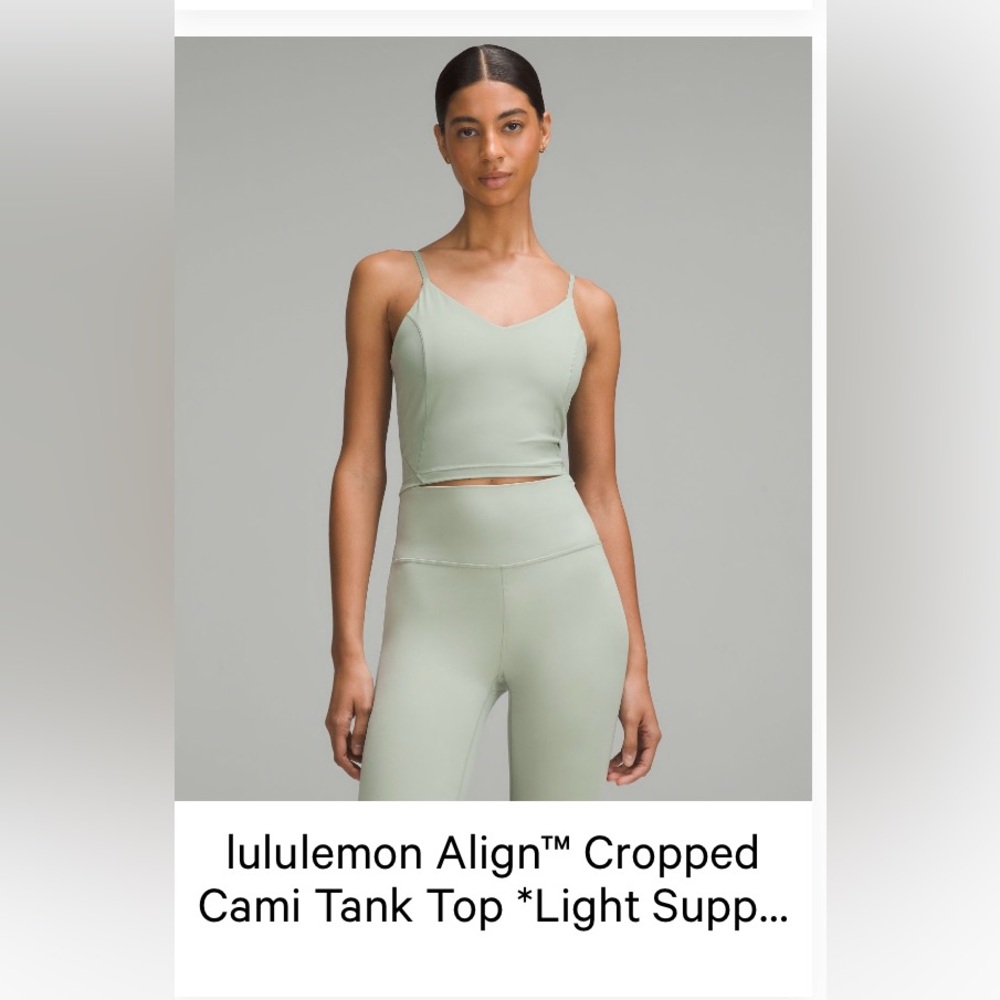 Lululemon Align Cropped Cami Tank